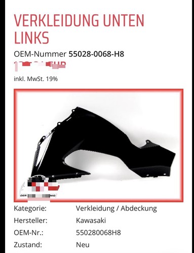 Verkleidung unten links - verkleidung,